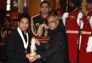 SACHIN INDUCTED INTO DON BRADMAN'S HALL OF FAME