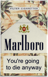 smoking marlboro