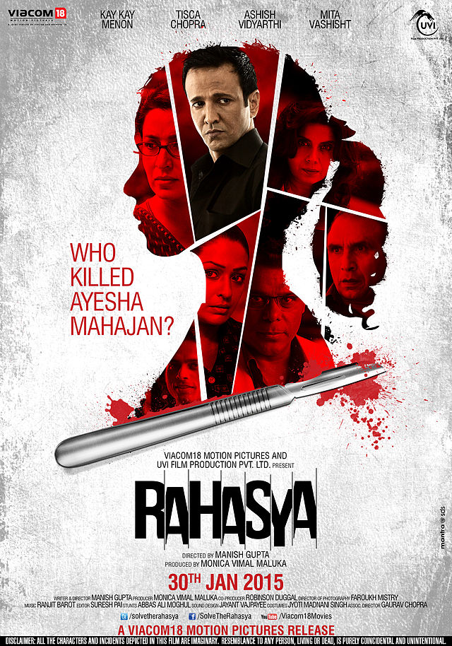 Rahasya (hindi) Movie review and rating , collections