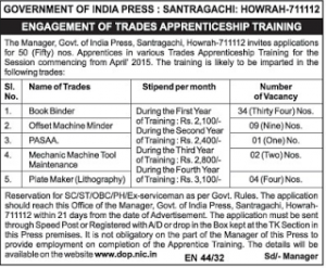 Govt of India Press Santragachi