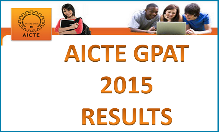 GPAT Results 2015 AICTE GPAT Exam Result Declared