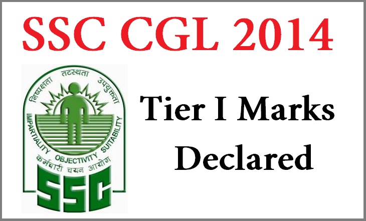 SSC CGL Tier 2014 Results Marks Declared