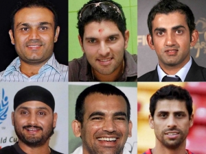 seniors-india harbajan,yuvraj,gambhir,sehwag