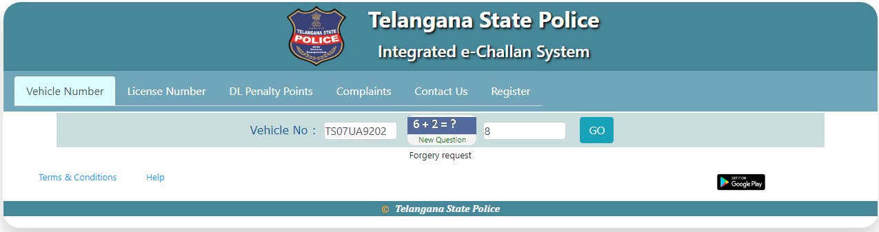 TS ECHALLAN PAY ONLINE