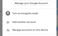 How to turn on Google Maps Incognito mode