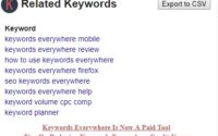Why Keywords everywhere not showing search volume data, cpc, competition