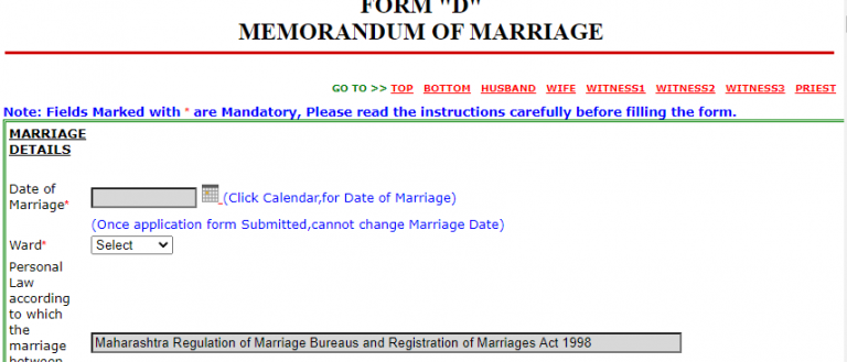 How To Apply Marriage Certificate In Mumbai Maharashtra In 2020